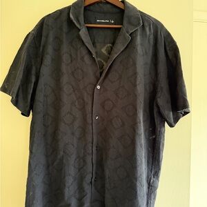 Abercrombie & Fitch Charcoal Patterned Shirt